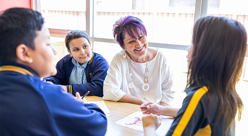 Cheryl Fortini Principal of Holy Family Catholic Primary East Granville