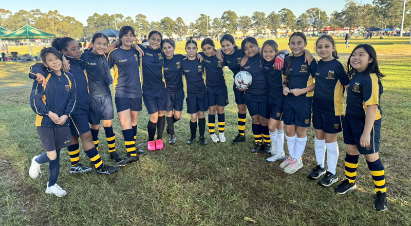 Holy Family Catholic Primary East Granville Girl's Soccer Team