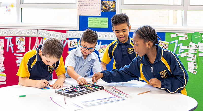 Fun learning at Holy Family Catholic Primary East Granville