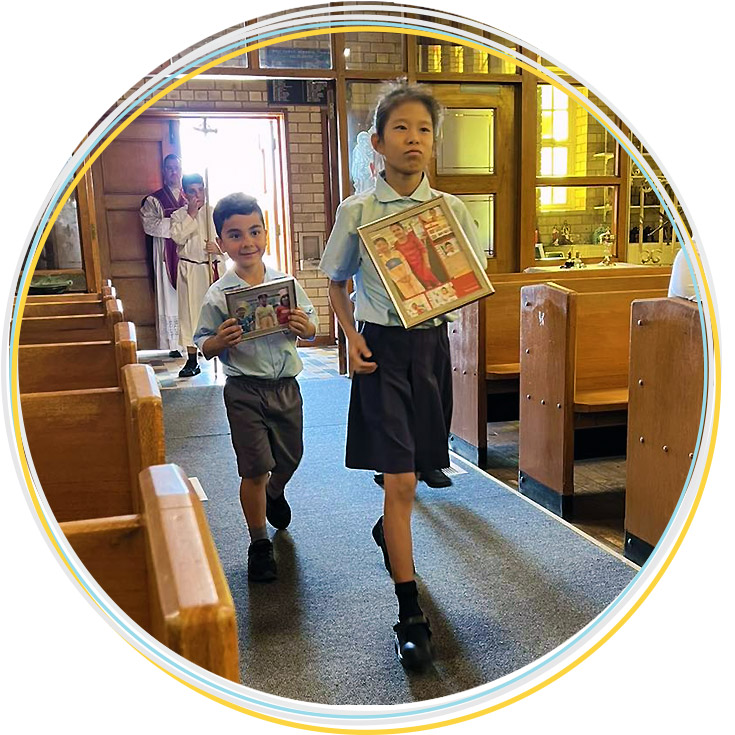 Celebrating our faith at Holy Family Catholic Primary East Granville