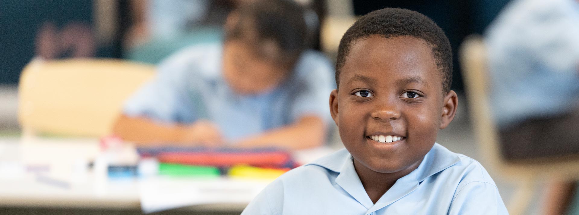 Holy Family Primary East Granville student in class