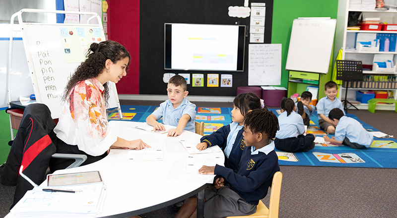 Holy Family East Granville kindy students