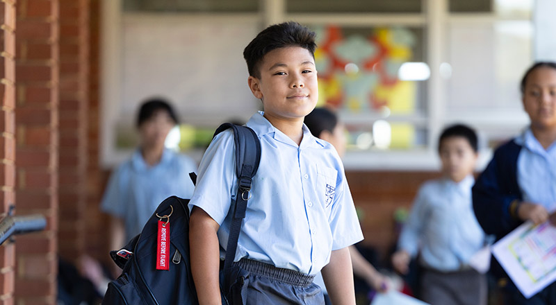 Holy Family East Granville student